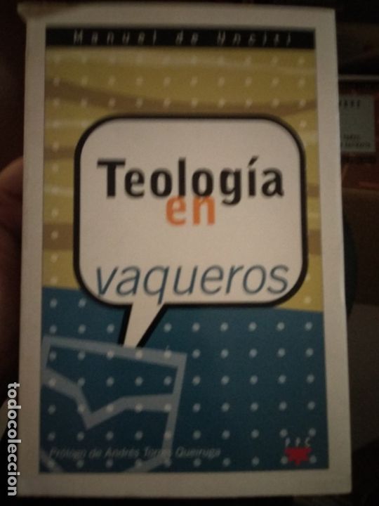 Libros de segunda mano: Teolog&iacute;a en vaqueros - Manuel de Unciti. - Foto 1