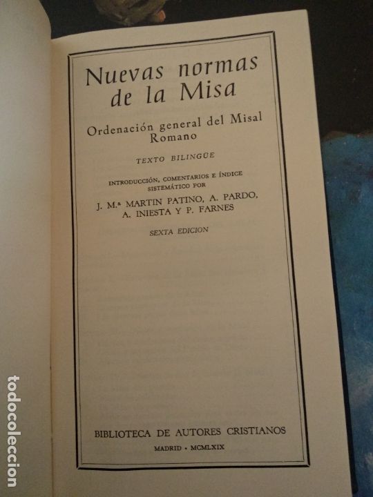Libros de segunda mano: Nuevas normas de la misa - Foto 2