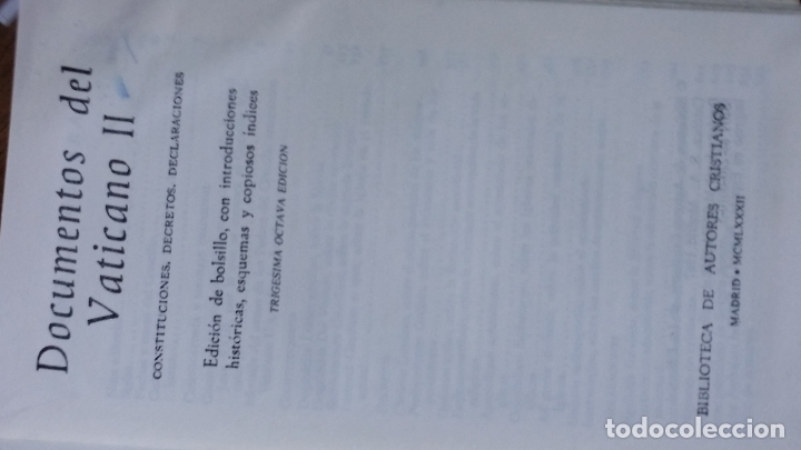 Libros de segunda mano: concilio vaticano II documentos - Foto 3