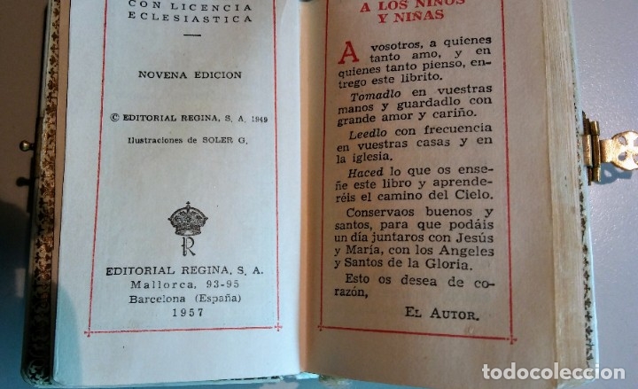 Libros de segunda mano: DEVOCIONARIO 1&deg; COMUNION NACAR A&Ntilde;O 1.957 - Foto 4