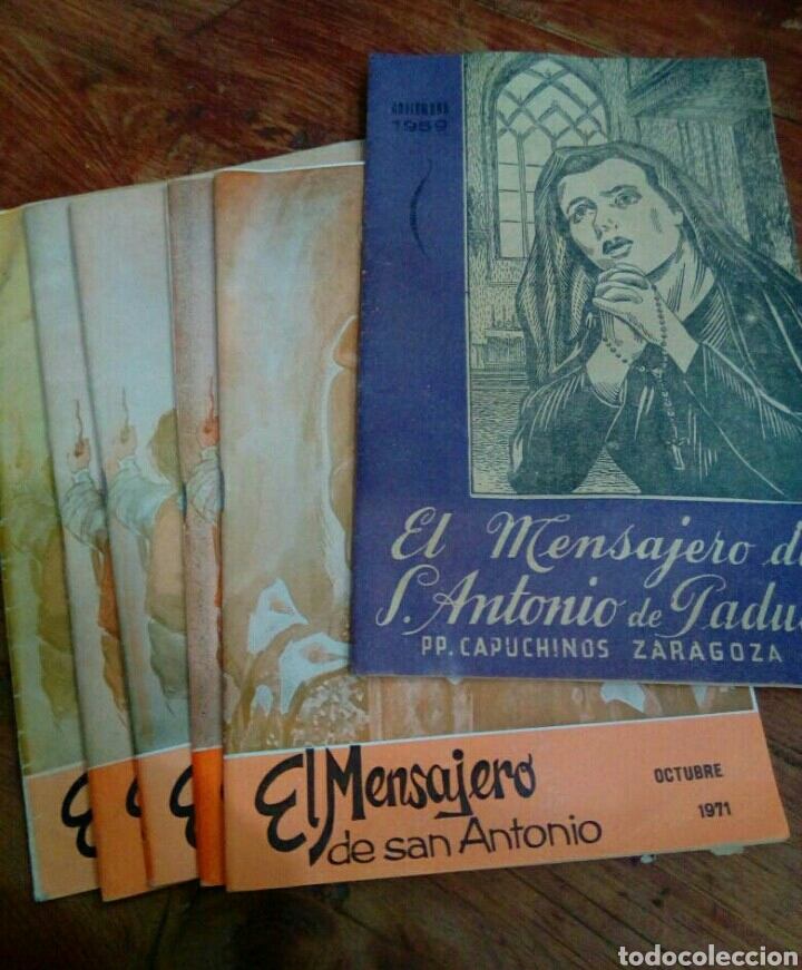 Libros de segunda mano: El mensajero de san Antonio padua lote 6