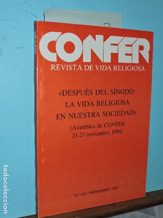 Livres d'occasion: Confer: Revista de vida religiosa volumen XXXIV-N&ordm;129-ENERO/MARZO 1995