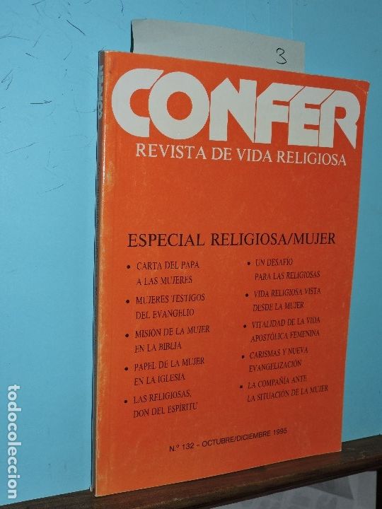 Livres d'occasion: Confer: Revista de vida religiosa volumen XXXIV-N&ordm;132-OCTUBRE-DICIEMBRE 1995