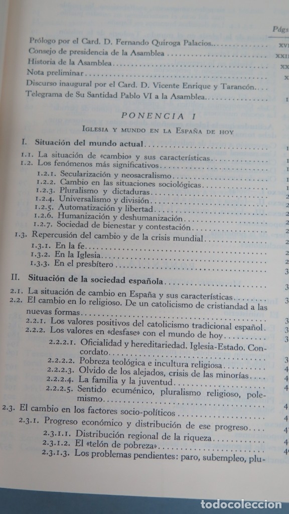 Libros de segunda mano: 1971.- ASAMBLEA CONJUNTA OBISPOS-SACERDOTES. B.A.C - Foto 2