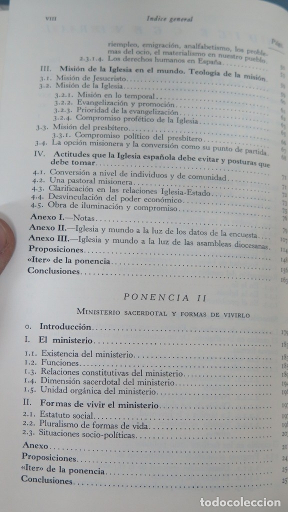Libros de segunda mano: 1971.- ASAMBLEA CONJUNTA OBISPOS-SACERDOTES. B.A.C - Foto 3