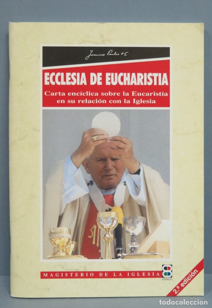 Libros de segunda mano: ECCLESIA DE EUCHARISTIA. JUAN PABLO II - Foto 1