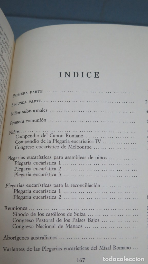 Libros de segunda mano: PLEGARIAS EUCARISTICAS DE TODOS LOS PAISES - Foto 2