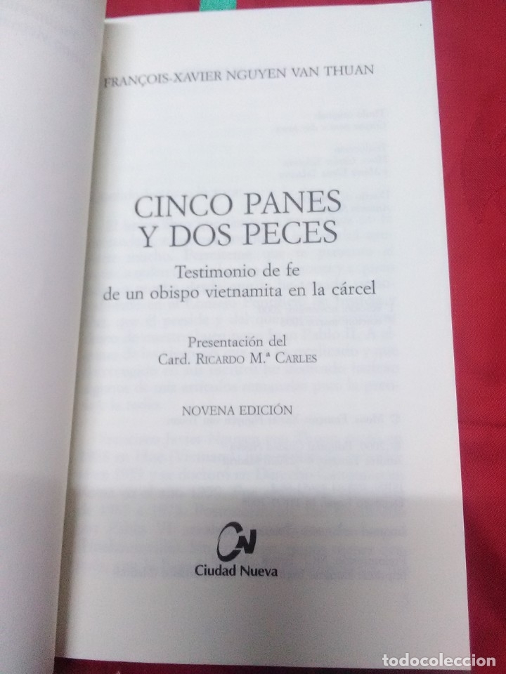 cinco panes y dos peces. f. x. nguyen van thuan - Comprar Libros de