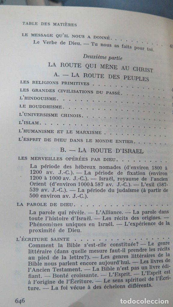 Libros de segunda mano: UNE INTRODUCTION &Agrave; LA FOI CATHOLIQUE. EHLINGER - Foto 3