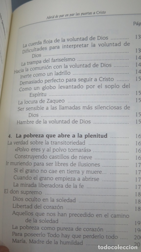 Libros de segunda mano: ABRID DE PAR EN PAR LAS PUERTAS DE CRISTO - Foto 4