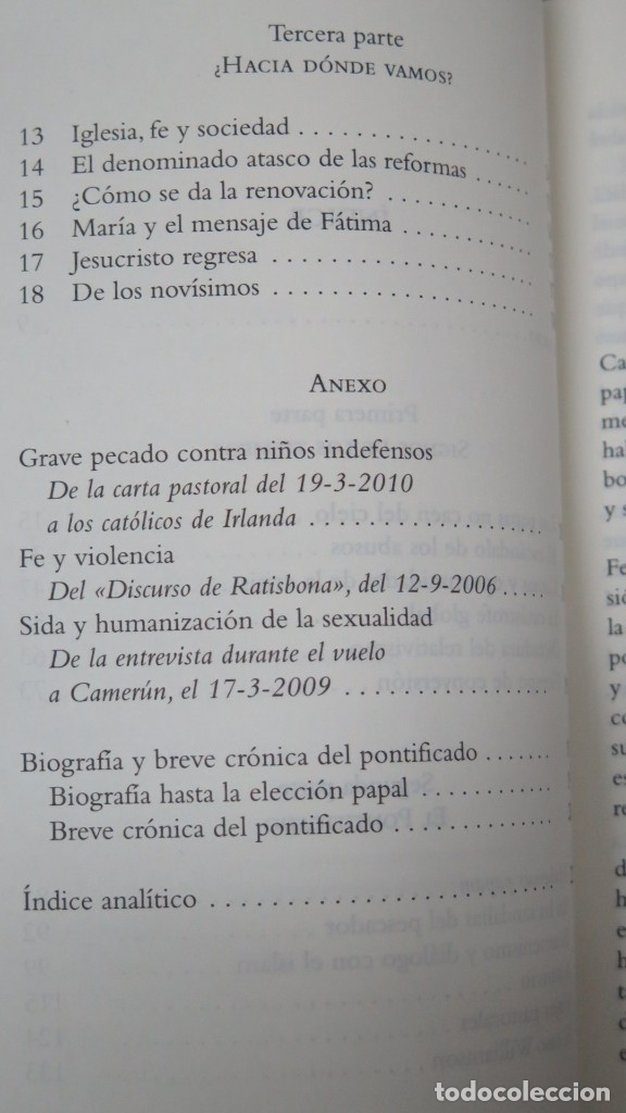 Libros de segunda mano: LUZ DEL MUNDO. BENEDICTO XVI - Foto 3