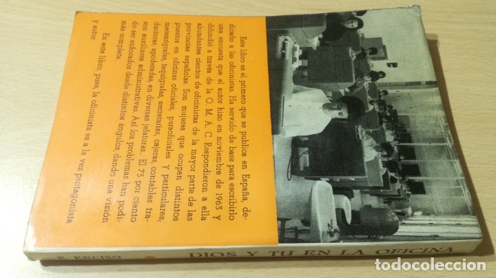 Libros de segunda mano: DIOS Y TU EN LA OFICINA - STUDIUM - E ENCISO	 / 	G401 - Foto 2