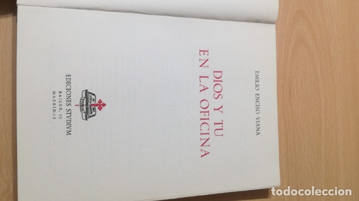 Libros de segunda mano: DIOS Y TU EN LA OFICINA - STUDIUM - E ENCISO	 / 	G401 - Foto 4
