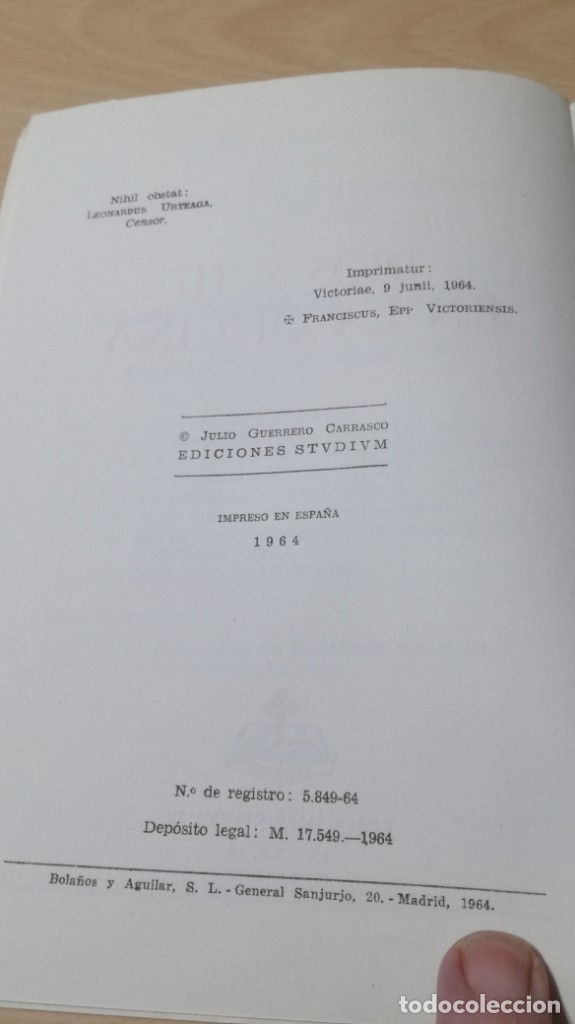 Libros de segunda mano: DIOS Y TU EN LA OFICINA - STUDIUM - E ENCISO	 / 	G401 - Foto 6