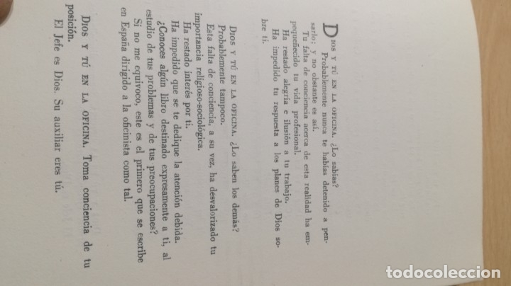 Libros de segunda mano: DIOS Y TU EN LA OFICINA - STUDIUM - E ENCISO	 / 	G401 - Foto 7