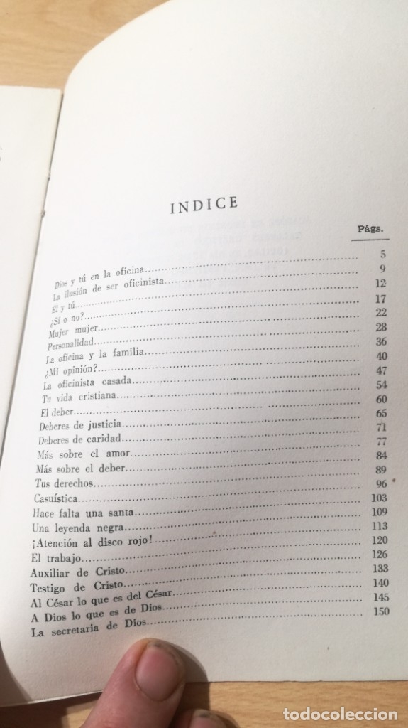 Libros de segunda mano: DIOS Y TU EN LA OFICINA - STUDIUM - E ENCISO	 / 	G401 - Foto 8