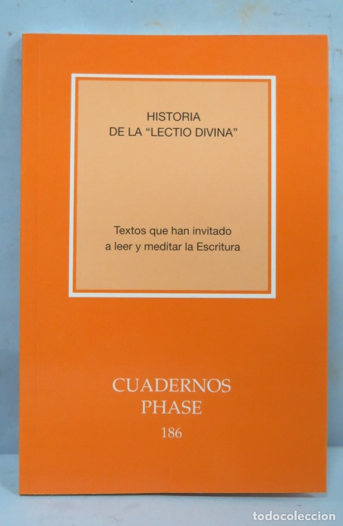 Libros de segunda mano: HISTORIA DE LA LECTIO DIVINA - Foto 1