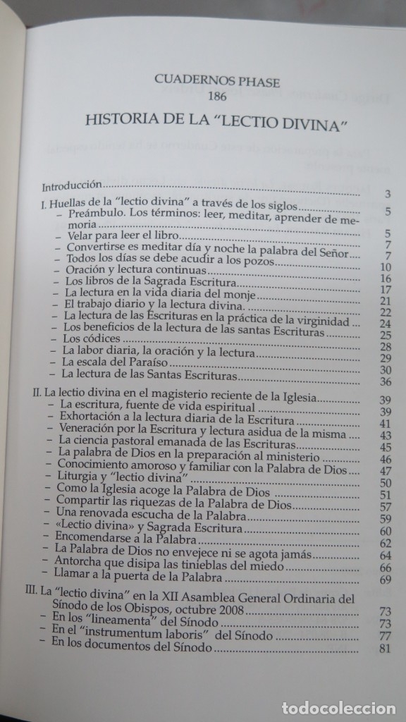 Libros de segunda mano: HISTORIA DE LA LECTIO DIVINA - Foto 2