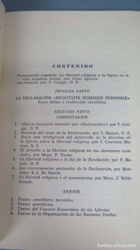 Libros de segunda mano: LA LIBERTAD RELIGIOSA - Foto 2