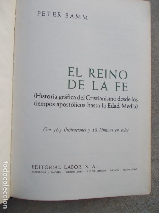 Libros de segunda mano: EL REINO DE LA FE PETER BAMM - Foto 3