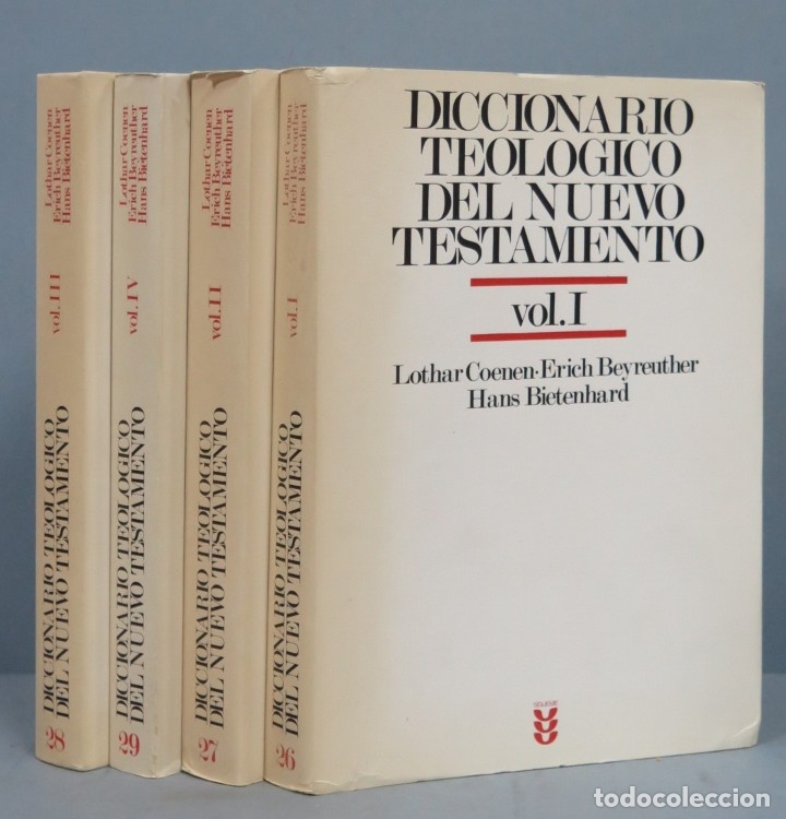 Libros de segunda mano: DICCIONARIO TEOLOGICO DEL NUEVO TESTAMENTO. 4 TOMOS