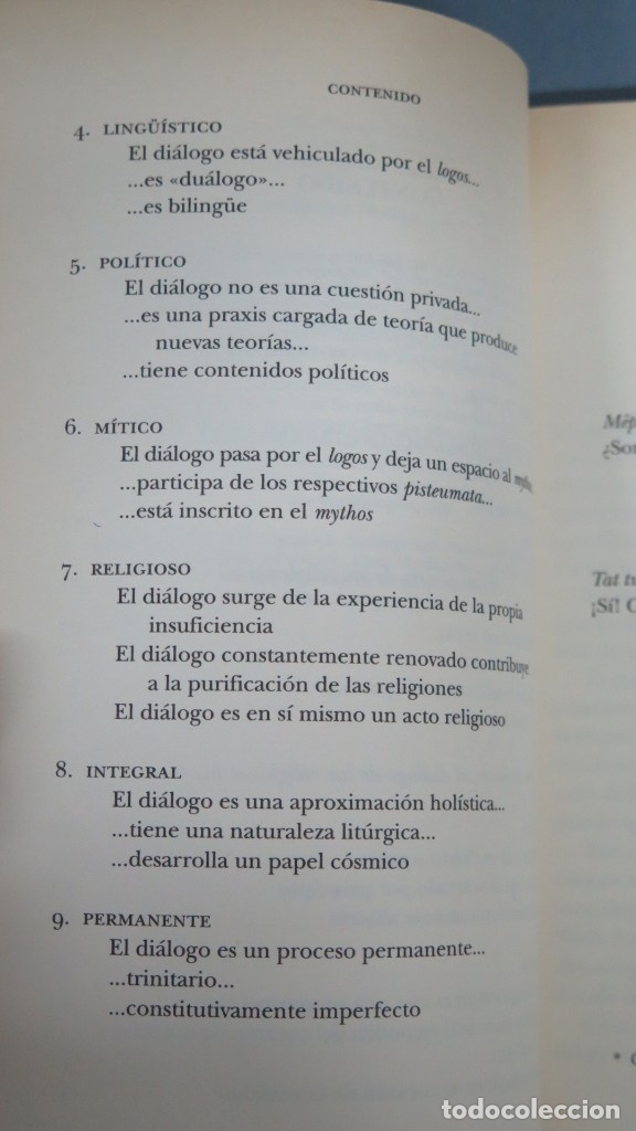 Libros de segunda mano: EL DI&Aacute;LOGO INDISPENSABLE. RAIMON PANIKKAR - Foto 3
