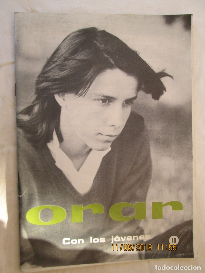 Libri di seconda mano: ORAR  REVISTA N&ordm; 10 ORAR CON LOS JOVENES EDT.MONTE CARMELO 1984