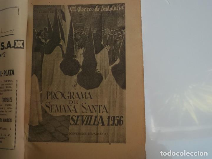 Libros de segunda mano: ANTIGUO PROGRAMA DE SEMANA SANTA DE SEVILLA-A&Ntilde;O 1956-PAGINAS DESPLEGABLES-192 PAGS