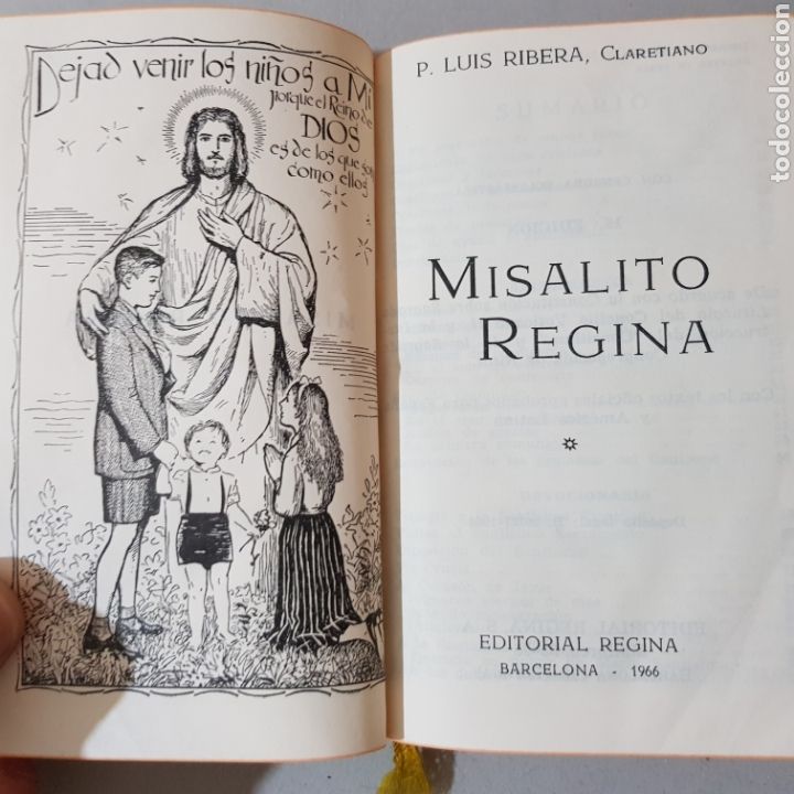 Libros de segunda mano: MISALITO REGINA 1966 P. LUIS RIVERA - Foto 2