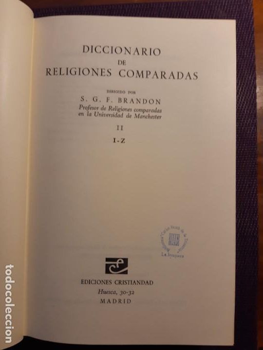 Libros de segunda mano: Diccionario de religiones comparadas - Foto 3