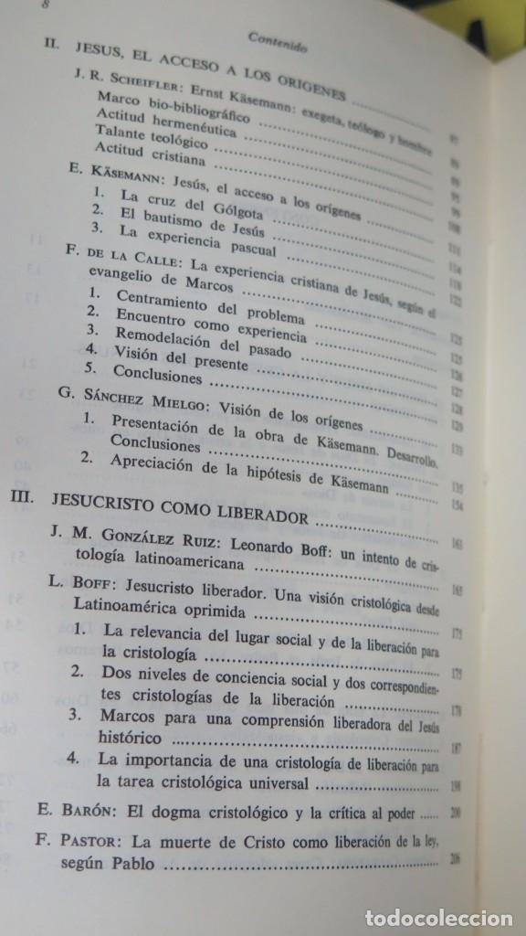 Libros de segunda mano: JESUCRISTO EN LA HISTORIA Y EN LA FE. VV.AA - Foto 3