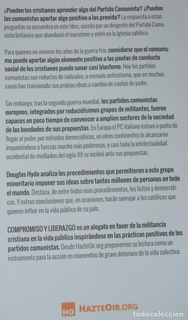 Libros de segunda mano: Compromiso y Liderazgo - Douglas Hyde - Foto 2