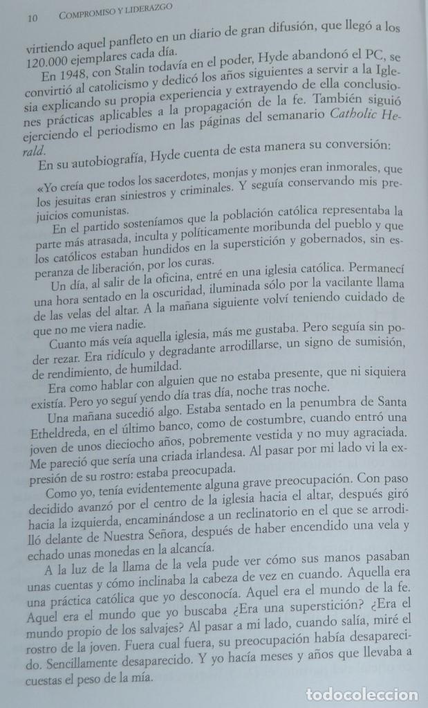 Libros de segunda mano: Compromiso y Liderazgo - Douglas Hyde - Foto 8