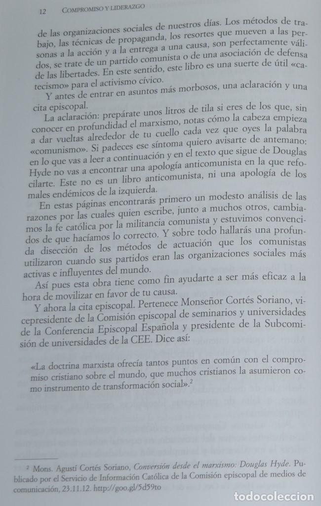Libros de segunda mano: Compromiso y Liderazgo - Douglas Hyde - Foto 10