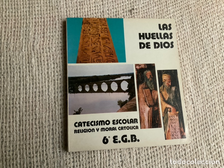Libri di seconda mano: LAS HUELLAS DE DIOS, CATECISMO ESCOLAR. MORAL Y RELIGI&Oacute;N CAT&Oacute;LICA 6&ordm;EGB