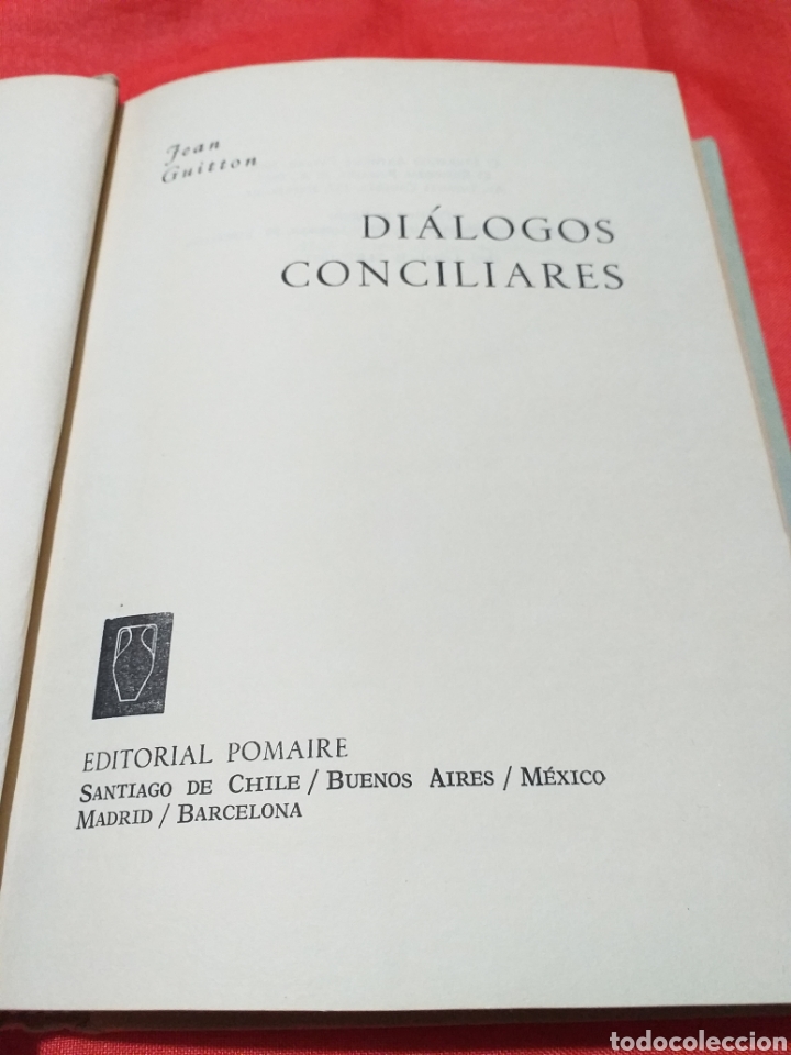Libros de segunda mano: Di&aacute;logos Conciliares - Jean Guitton 1967