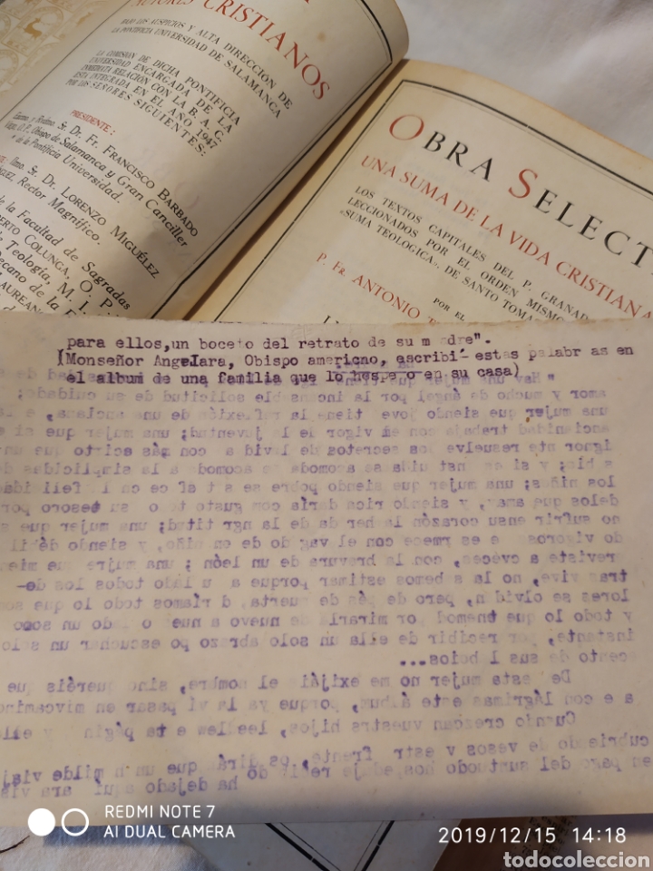 Libros de segunda mano: FRAY LUIS DE GRANADA, OBRA SELECTA, 1947, VER - Foto 7