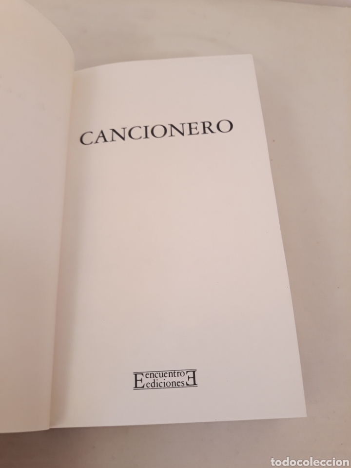 Libros de segunda mano: Cancionero. Encuentro editores. - Foto 4
