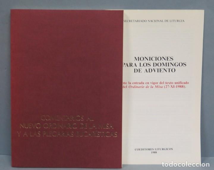 Second hand books: COMENTARIOS AL NUEVO ORDINARIO DE LA MISA Y A LAS PLEGARIAS EUCARISTICAS