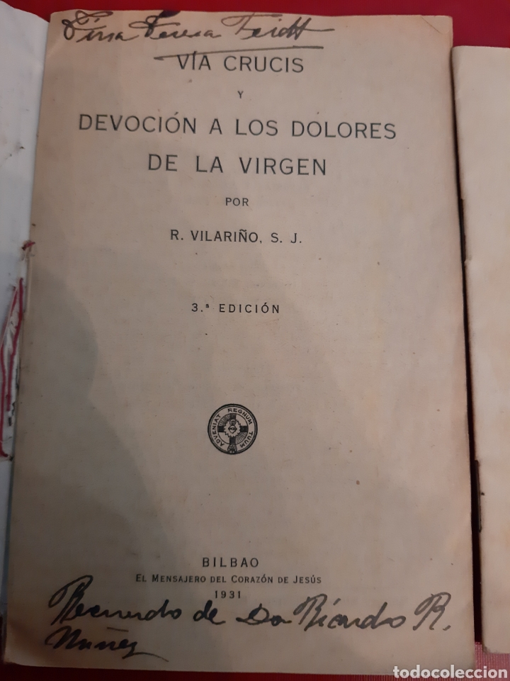 Libros de segunda mano: Via Crucis devocionario a los dolores Virgen