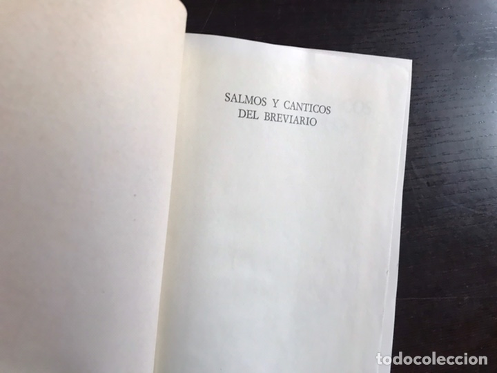 Libros de segunda mano: Salmos y c&aacute;nticos del breviario - Foto 2
