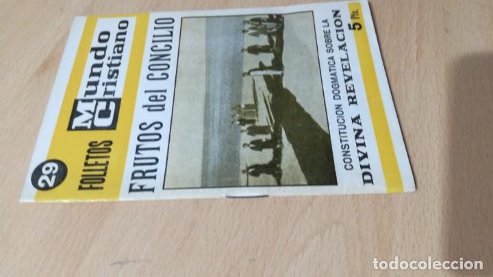 Second hand books: FOLLETOS MUNDO CRISTIANO 29 DIVINA REVELACION	 / 	TXT54