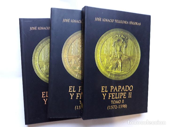 Libros de segunda mano: El papado y Felipe II. 3TomoS (1572-1598) Colecci&oacute;n de Breves pontificios. J.I.Tellechea Id&iacute;goras