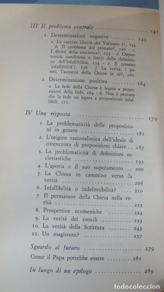 Libros de segunda mano: INFALLIBILE. HANS K&Uuml;NG. 1970 - Foto 3