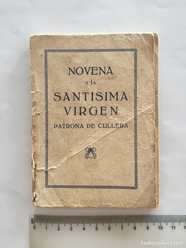 Libros de segunda mano: NOVENA A LA STMA. VIRGEN DE LA ENCARNACION PATRONA DE CULLERA. VALENCIA, 1945.