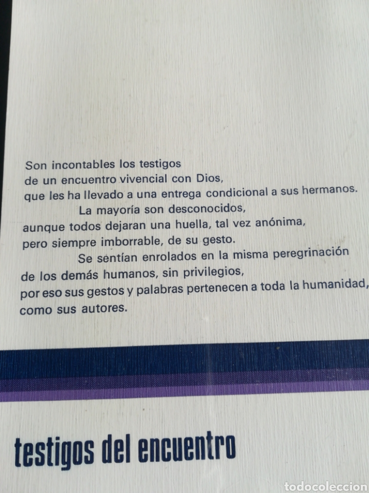 Libros de segunda mano: Testigos del encuentro Juan Esquerda Bifet 1981 - Foto 2