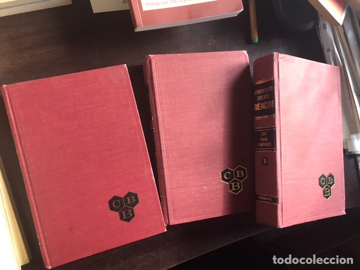 Libros de segunda mano: Comentario b&iacute;blico. Beacon. Tres tomos - Foto 2