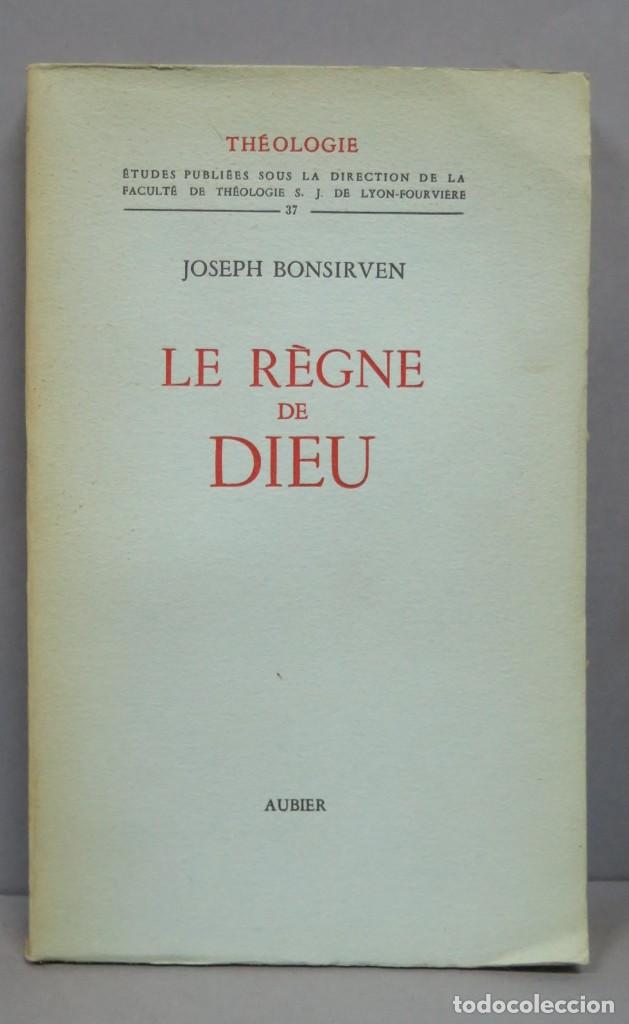 Second hand books: LA REGNE DE DIEU. BONSIRVEN