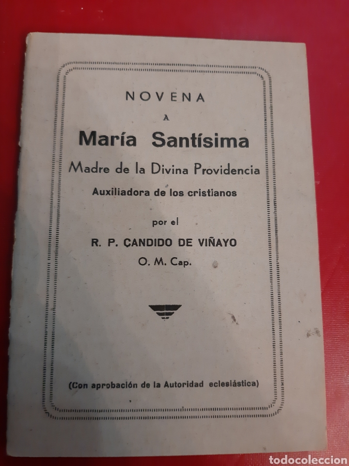 Second hand books: 1947 Naria Sant&iacute;sima Candido de Vi&ntilde;ayo
