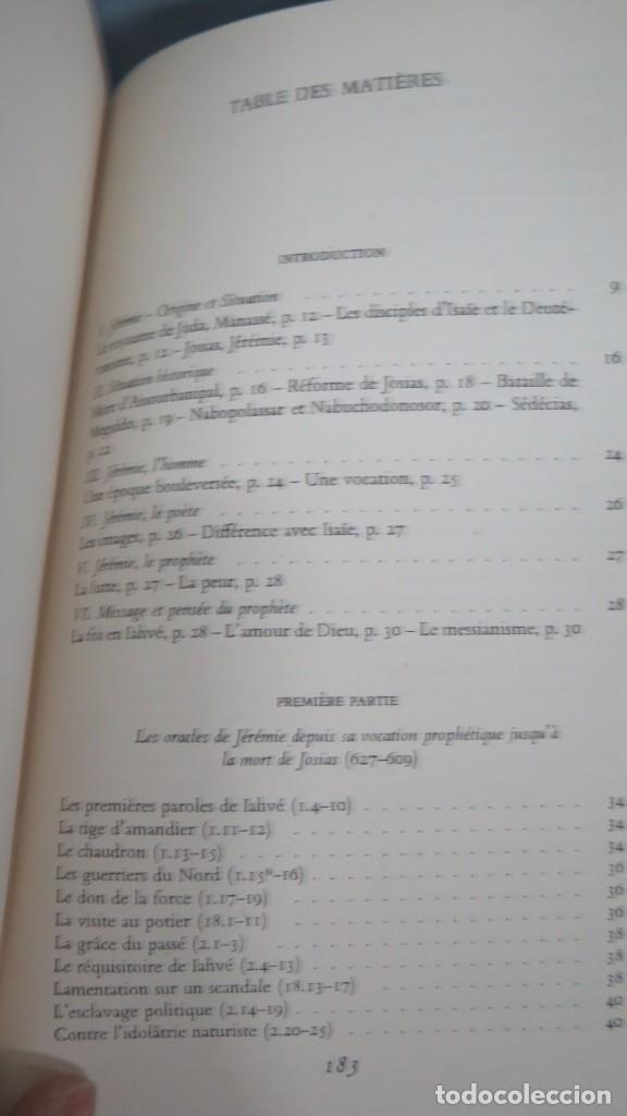 Libros de segunda mano: JEREMIE. CONNAITRE LA BIBLE. DDB - Foto 2